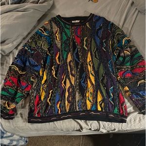 Very Nice COOGI Sweater Hip Colors All Eyes On You.